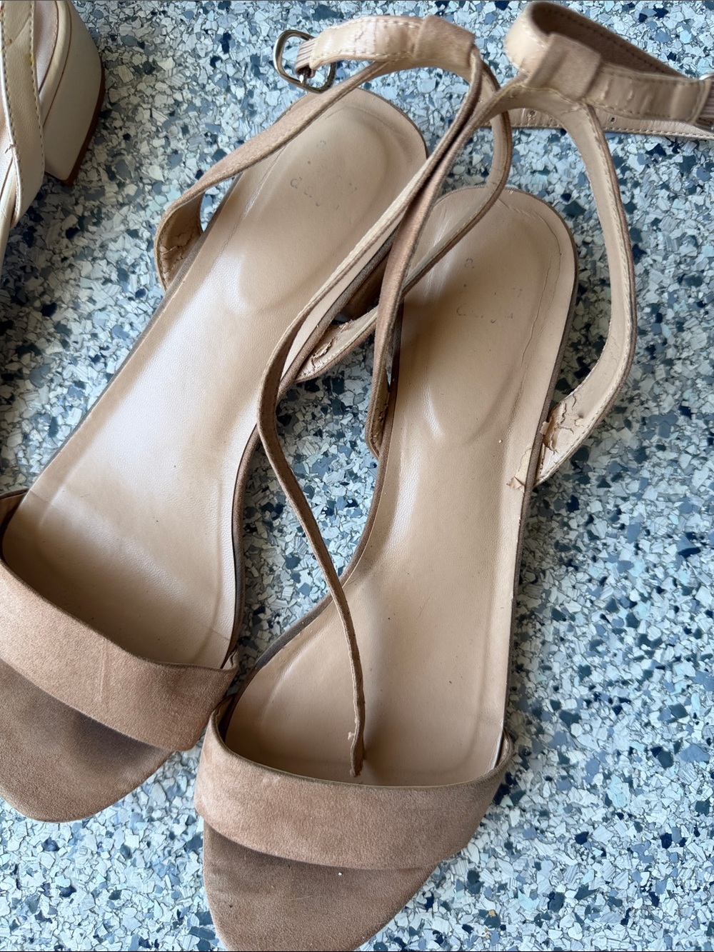 Women’s Ankle Strap Sandals in Tan